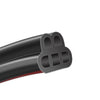 Car Door Trunk Edge 16ft 5 Holes Rubber Weatherstrip Seal Strip