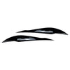 BMW 3 Series F30 F31 Gloss Black Headlight Eyebrow Eyelid Covers (2012-2019)