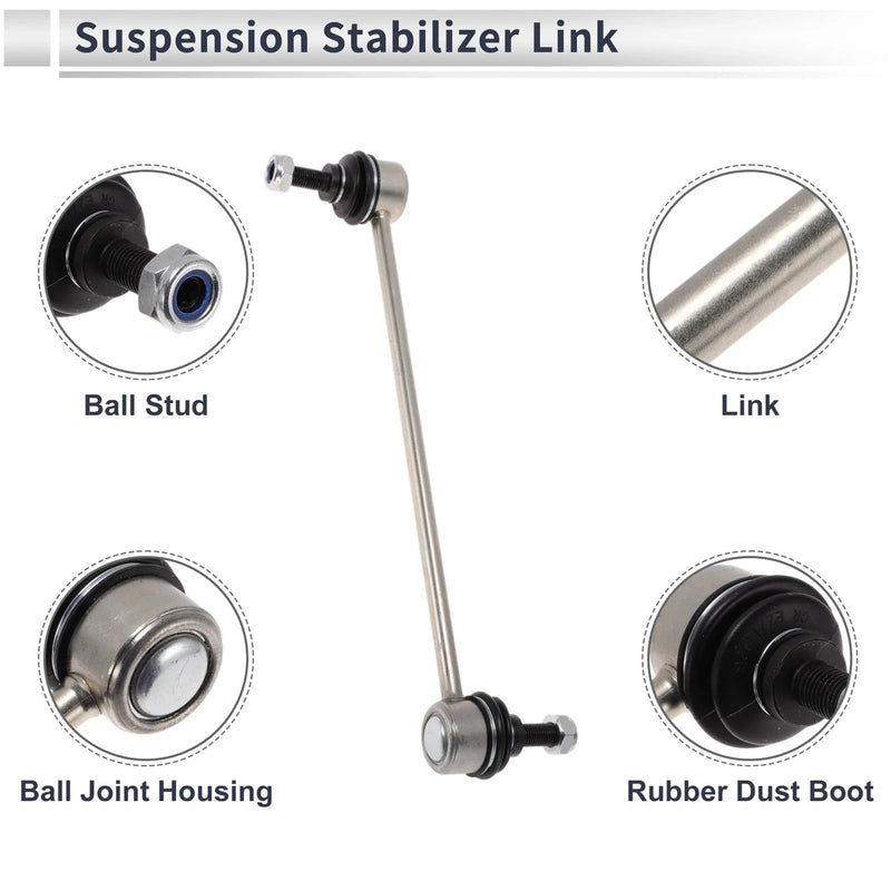 Jeep Patriot Front Stabilizer Bar Links 2 x Bushing (2007-2017)