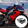 Make Model Square Aluminum Motorcycle Hanging Hook 1x Titanium Tone 50mm