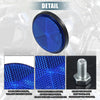 Motorcycle Garbage Cans Car Blue 10 x Universal Round Shape Reflectors