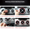Mercedes Benz C Class W205 AC Air Vent Outlet Inner Ring Cover Trim (2015-2021)