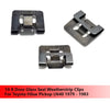 Toyota Hilux LN40 10 x Door Glass Seal Clips (1979-1983)