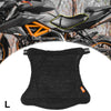 34x30cm Size L Motorcycle Seat Cover Breathable 3D Mesh Black