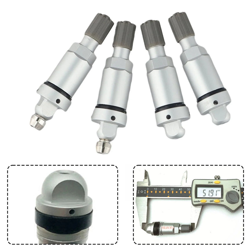 Tesla Tire Valves Alloy Valve Stem 4 x