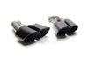 Porsche Cayenne 958.2 V6 (2015-2017) Black 2 x Tail Exhaust Mufflers