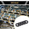 Oil Seal 42x72x12mm Seal Ring NBR Rubber Black 5 Pcs