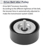 Infiniti Q50 Drive Belt Idler Pulley (2014-2017)