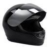 Street Bike Adult S-XXL Full Face Motorcycle Helmet Glossy Silver