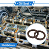 Oil Seal 2 x 52x68x8mm Brown FKM Rubber Seal Ring