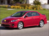 Toyota Corolla 4dr Sedan with LED Light Factory Style Spoiler Wing ABS (2009-2013)