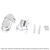 Harley Sportster 1200 883 Chrome Rear Axle Cover Nut Bolt Caps Set (2005-2014)