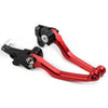 Honda XR250 XR400 Red CNC Pivot Brake Clutch Levers (1995-2007)