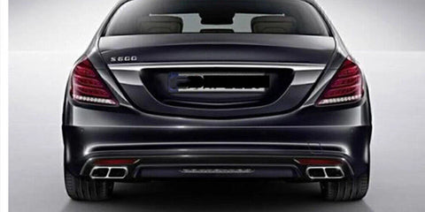 Mercedes Benz W221 W164 Tail Exhaust Muffler Tip Pipes (2006-2013)