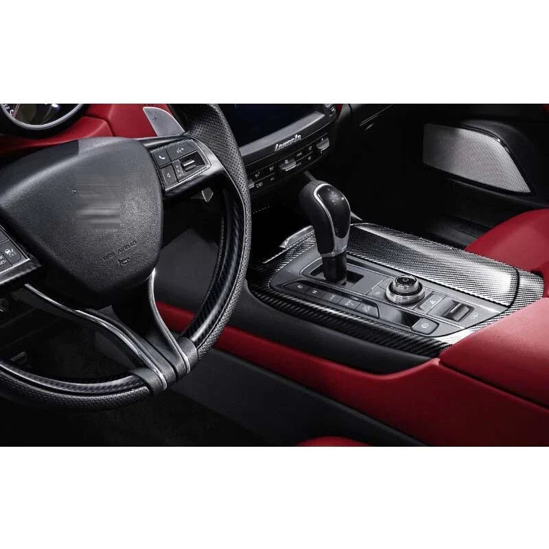 Maserati Levante 16-23 Carbon Fiber Interior Decoration Full Set Cover Trim