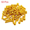Motorcycle Bolts / 50pcs / M6 x 30mm Hex Socket