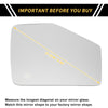 Ford Explorer Left Side Mirror Glass (2006-2010)