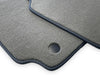 Ferrari 488 Spider - Carbon Fiber Leather Gray Floor Mats (2015-2023)
