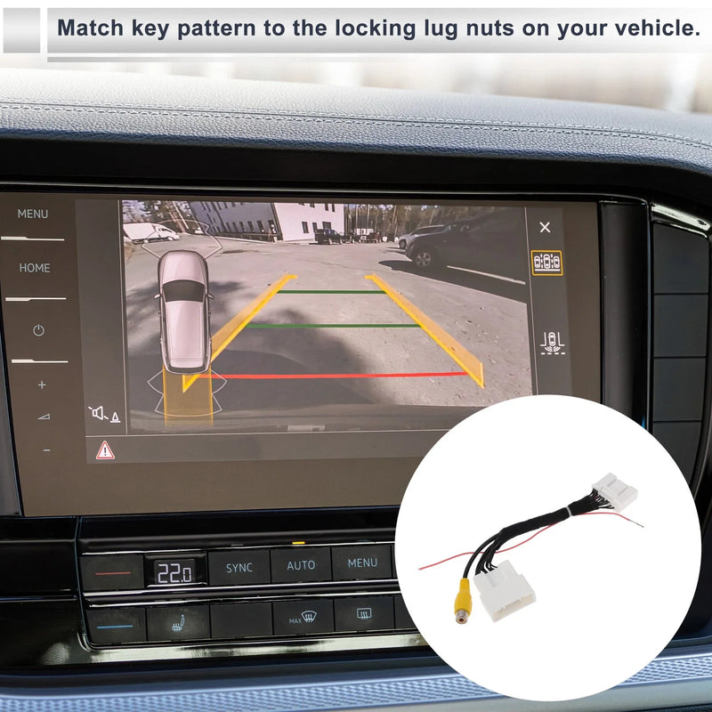 Toyota Camry Rear View Camera Adapter Wire Harness Cable (2007-2011)