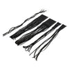 Motorcycle Black Handlebar Grip Tassel W/ Clutch Lever Fringe Covers