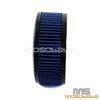 Harley Softail, Touring, Breakout 6" Round Blue Air Filter Cleaner (2012-2023)