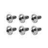 Bike Motorcycle 6pcs M6x30mm Titanium Alloy Torx Head Bolts