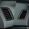 Honda Accord Black Carbon Fiber Dashboard Air Vent Cover Trim (2013-2017)