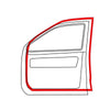 Weatherstrip Door Seal Rubber Trim Set F+R Fits Mercedes Benz W114 W115 280E D10