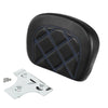 Harley Street Road Glide Blue Stitching Passenger Sissy Bar Backrest Pad