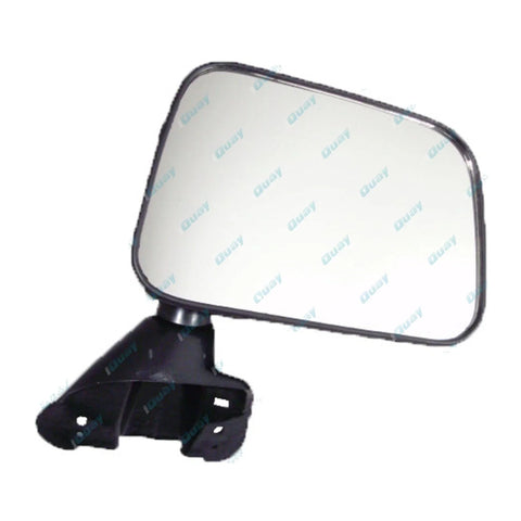 Toyota Hilux 1983-2004 RHS Right Driver RH Black Manual Door Mirror