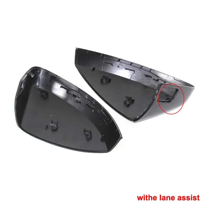 Audi A3 S3 RS3 8V 14-19 w / Lane Assist Real Carbon Replace Side Mirror Shell