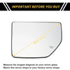Ford F-250 F-350 Heated Upper Left Mirror Glass (2011-2016)