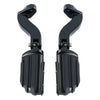 Harley Road Street Glide Black Rear Passenger Foot Pegs (1993-2020)