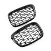BMW E39 5-Series Honeycombe Front Bumper Mesh Grille Black (1999-2003)