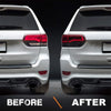 Jeep Grand Cherokee 8x Smoke Rear Tail Light Tint Film (2014-2021)