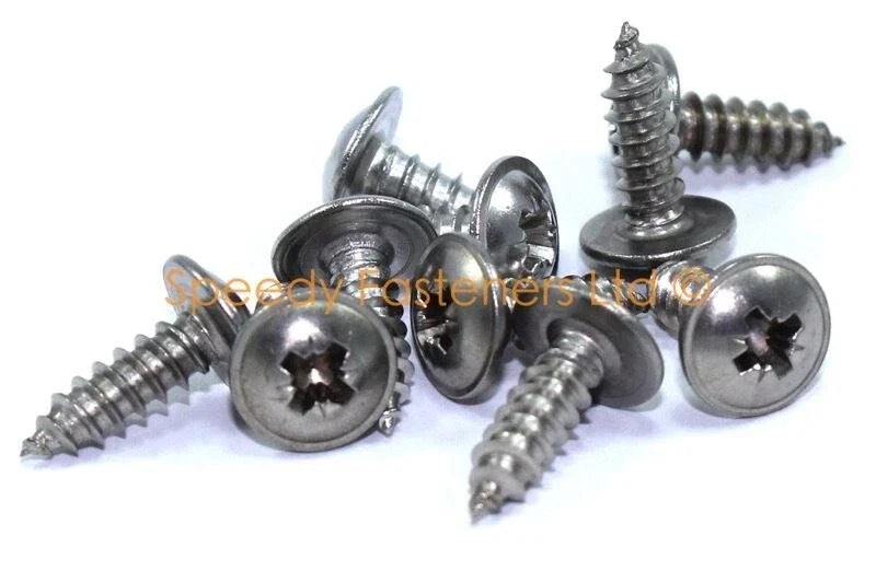 Yamaha Motorcycle Screws / 10x 4.2mm x 12mm / Self Tapper Screws