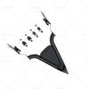 Harley Breakout, Fat Boy Rear Black Sissy Bar Backrest (2013-2023)