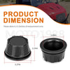 Honda MUV700 Big Red 4Pcs Front + Rear Wheel Center Cap (2009–2013)