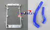 Suzuki LTZ400 KFX400 DVX400 Aluminum Radiator + Yellow Hose (2003-2008)
