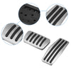 Cadillac Buick Silver Tone Brake Gas Accelerator Pedal Covers