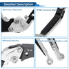 Honda CBR600RR (2003-2019) Silver Black Adjustable Brake Clutch Levers