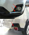 Subaru XV 6 x Front Rear Tail Fog Light Lamp Cover Trim (2018-2020)