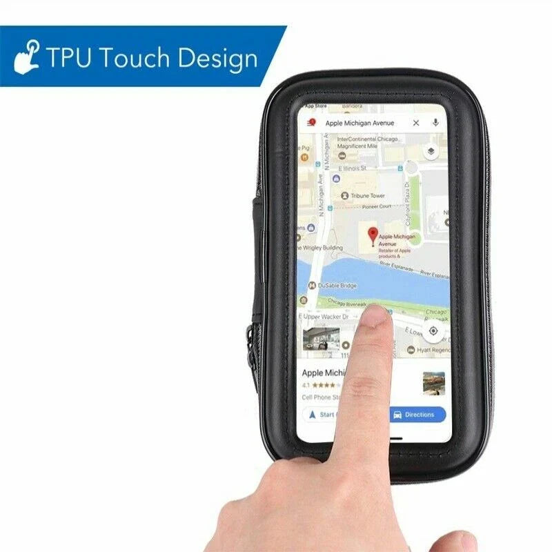 Bicycle Motorcycle Mobile Phone Waterproof Handlebar Mount Case