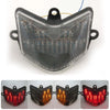 Kawasaki Ninja ZX10 / ZX10R (2004-2005) Clear Tail Light Turn Signals