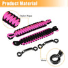Jeep Wrangler JK JL (2018-2023) Black Pink Car Door Limiting Straps Set