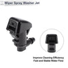 Jeep Windshield Washer Nozzle & 6 x Hose Connectors (2011-2018)