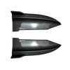 BMW X6 G06 2 x Carbon Look Rear Bumper Side Spoiler Covers (2020-2022)