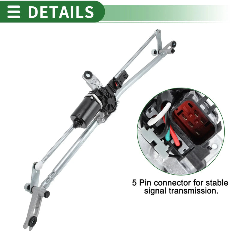 Dodge Ram 1500 Front Windshield Wiper Motor Linkage Assembly