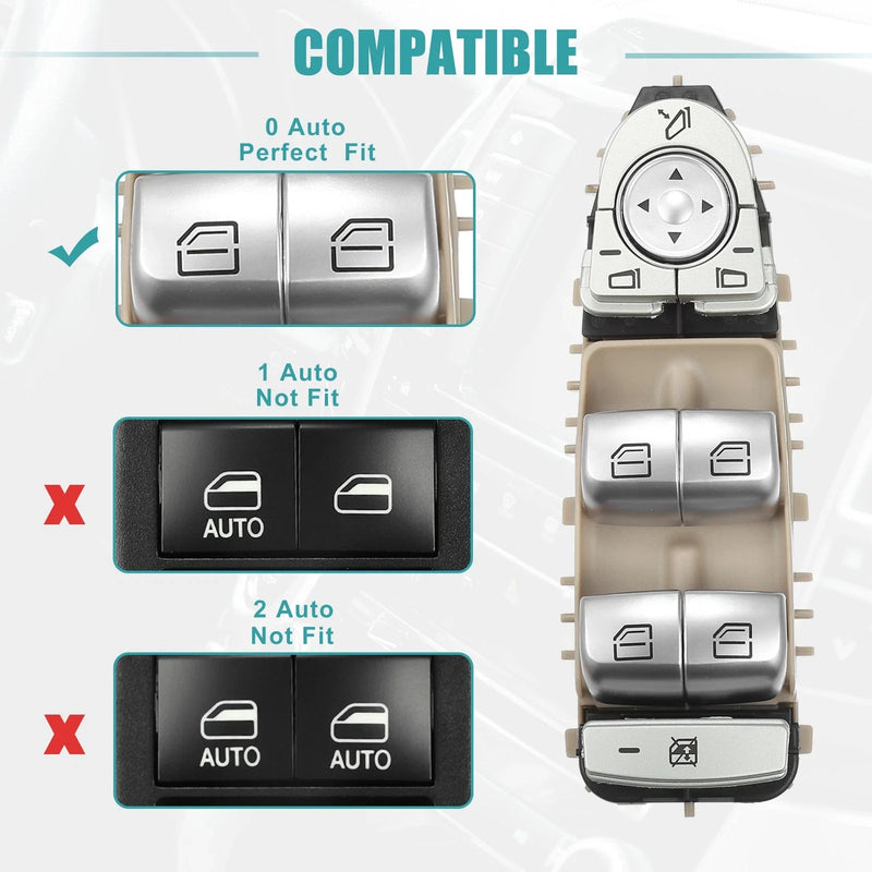 Mercedes-Benz GLC300 Power Window Switch (2016-2018)