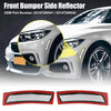 BMW F30 F31 LCI White Front Bumper Reflectors (2015-2019)